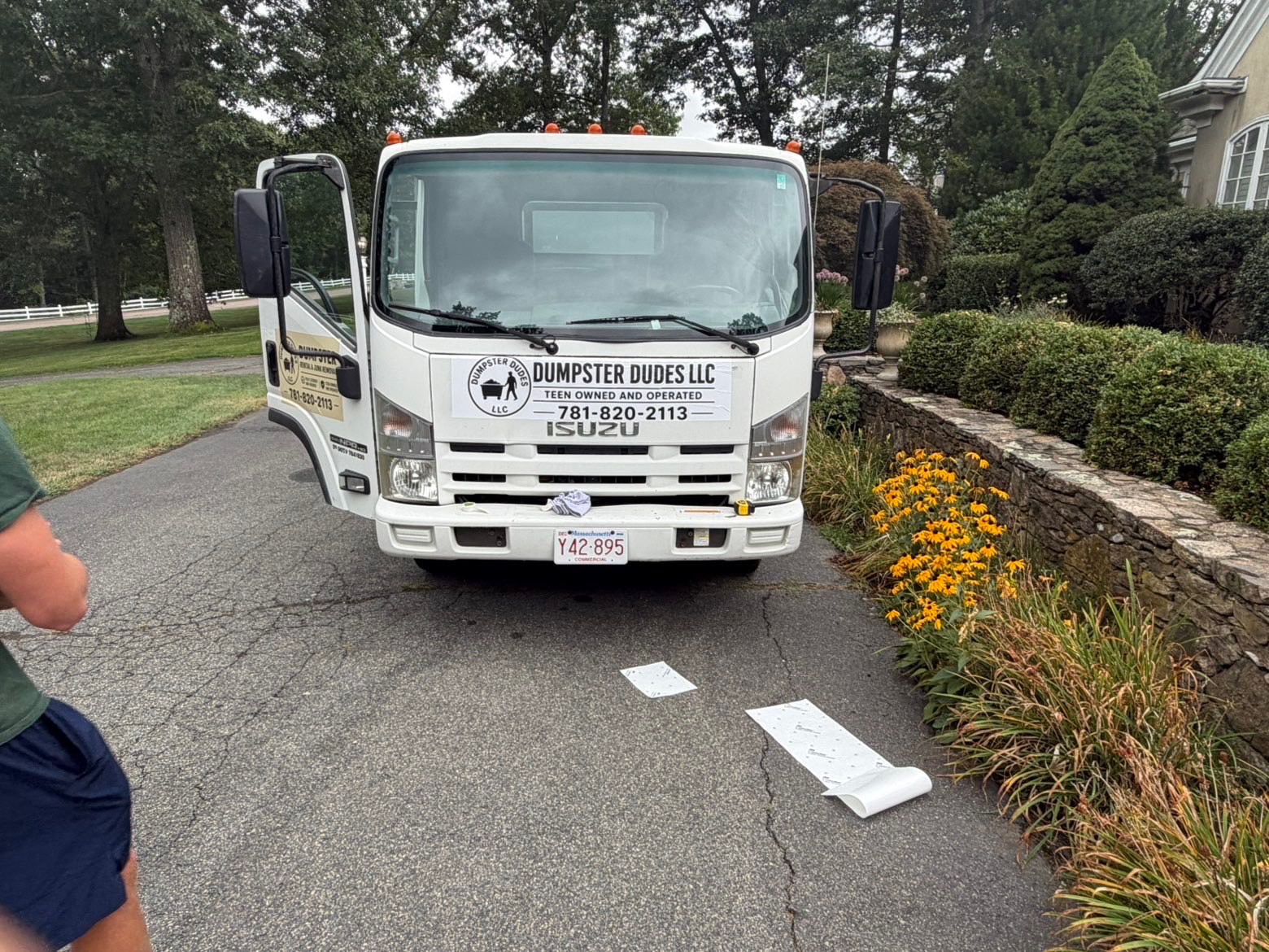 Dumpster rental at home
